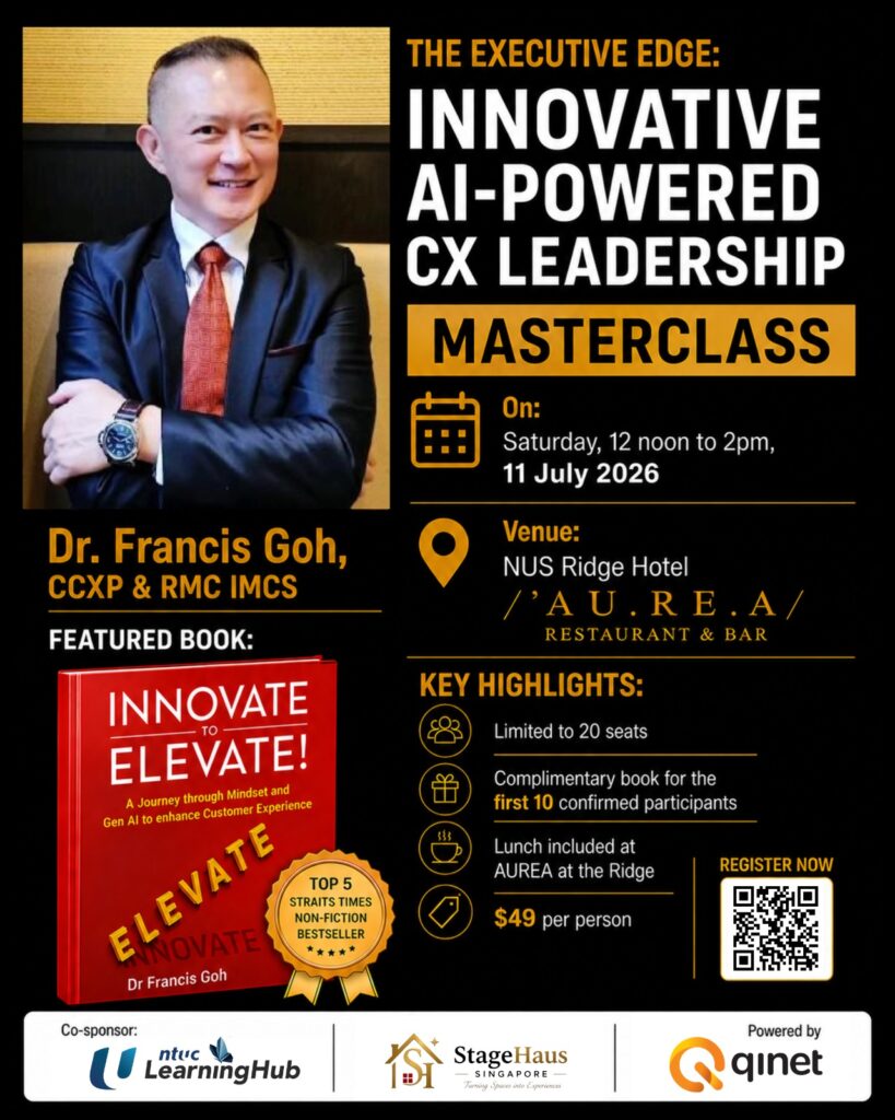 Innovative AI-Powered CX Leadership Masterclass poster