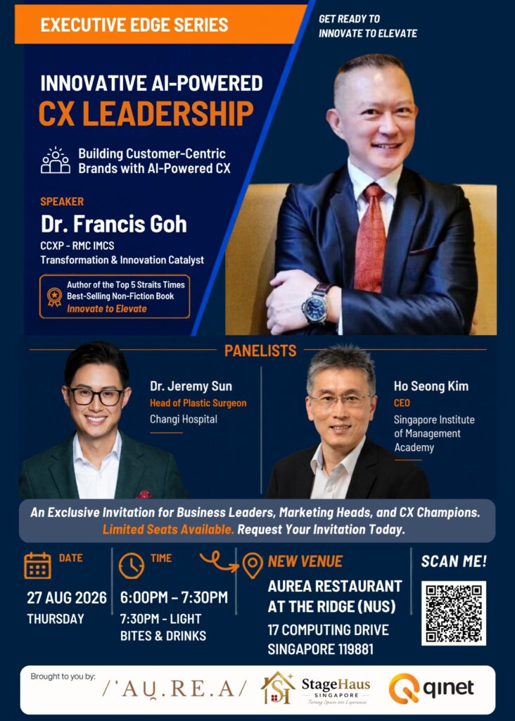 Executive Edge Series: Innovative AI-Powered CX Leadership poster